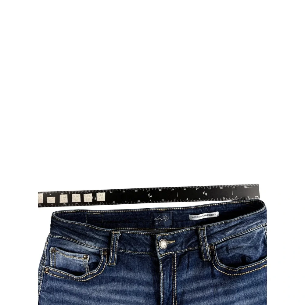 Daytrip Virgo Jeans Mens 31L Blue Denim Medium Wash Rugged Comfort Straight Leg